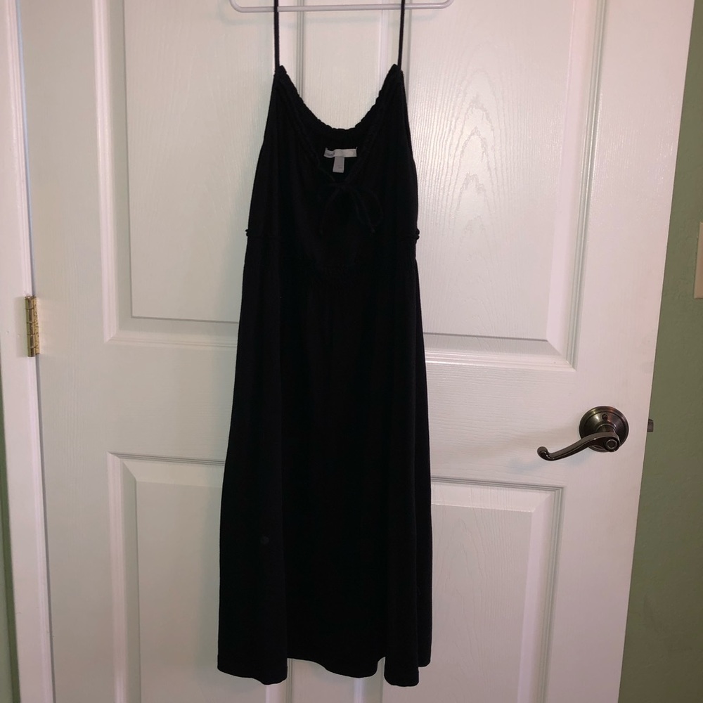 Black Dress With Ruffles